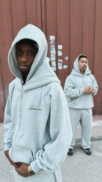 "Heather Grey" V2 Zip Up