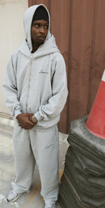 "Heather Grey" V2 Zip Up
