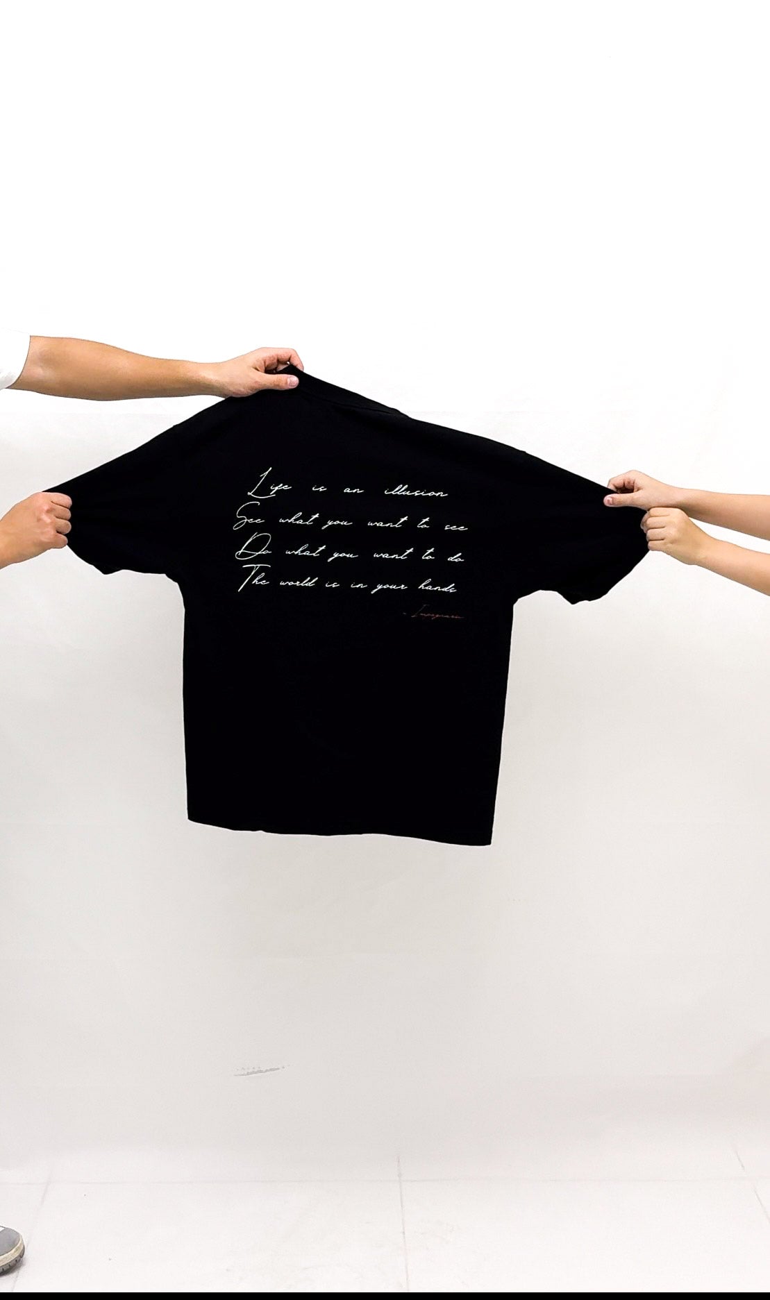 Black "Life Is An Illusion" Tee